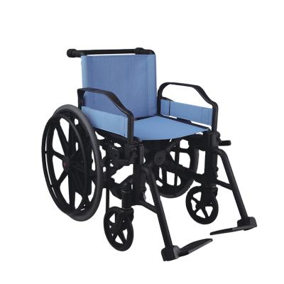 China Topemdi 2021 Aluminum Lightweight Folding Aluminum Wheelchair For Disabled for sale