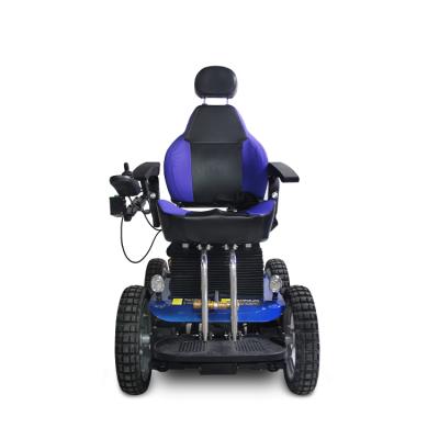 China all terrain 4x4 foldable electric wheelchair supporting weight 150kg power motorized wheelchair TEW001 for sale