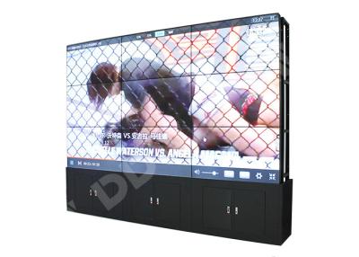 China Seamless video wall display 5.3mm bezel LCD LED HDMI DVI VGA AV YPBPR IP RS232 1920*1080 for sale