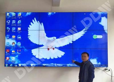 China CCTV Security video wall 5.3mm bezel LCD LED HDMI DVI VGA AV YPBPR IP RS232 1920*1080 for sale