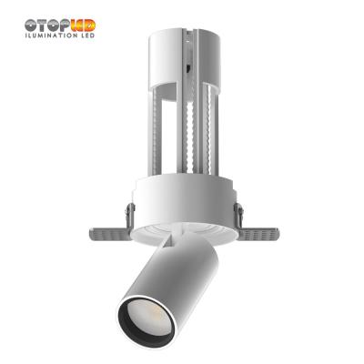 China 2019 New Design 2019 Adjustable Stretch Downlight 6W Mini Recessed Extendable Recessed Spot Light for sale