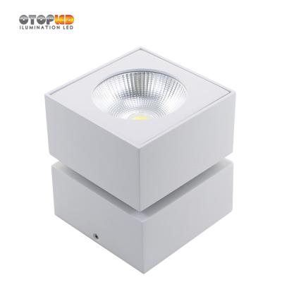 China Surface Mounted Led Square COB 360 Surface Adjustable Downlight New 2019 for sale