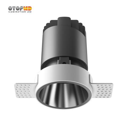 China Trimless RECESSED plaster-in recessed downlight for hotel project 6W 12W 20W 30W for sale