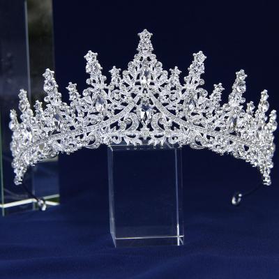 China Wedding Crown Crystal Wedding Tiara for Women Crown for Royal Princess Women Queen Crown Headband Metal Tiara for Bride Headpieces for sale