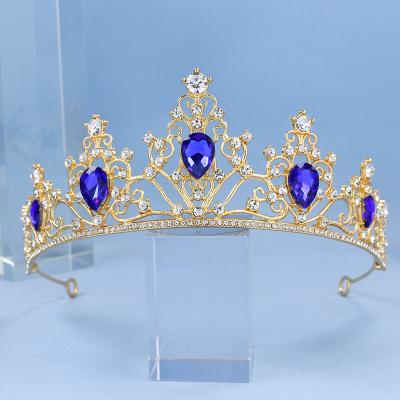 China Wedding Accessories Bridal Wedding Accessories Combine Rhinestone Crown Wedding Photo Headdress Party Jewelry Princess Group Hair Ornaments Birthday for sale