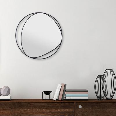 China Sense Small Irregular Makeup Mirror Design Bathroom Wall Mirror Personality Dressing Table Mirror for sale