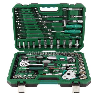 China Duarble HUAQI 121PCS Integrated Tool Kit 1/2inch 3/8