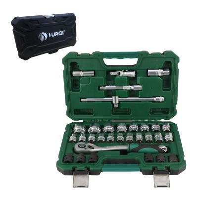 China Duarble Mechanic Tool Kit Combination Socket Wrench Cr-v Hardware Set 32PCS 1/2