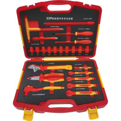 China 23 PCS VDE Insulated 1000V Insulated Electric Screwdriver and Pliers Set DIY Tool Combination Set for sale