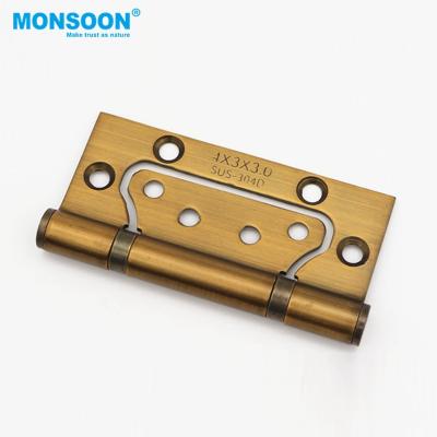 China Modern Construction Hardware Stainless Steel Door Hinge Self Closing Window Butterfly Hinge for sale