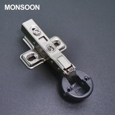 China 26mm Stainless Steel Two Way Soft Close Hydraulic Cabinet Hinge Concealment Glass Door Hinges for sale