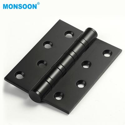 China Modern Hardware Furniture Metal Pivot Butterfly Door Hinges 100mm End Hinge Iron Accessory Door Hinge for sale