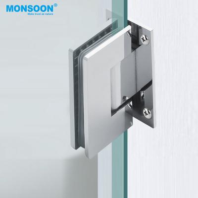 China MONSON Hardware Modern Frameless Frameless Pivot Mirror Shower Hidden Glass Door Hinge For Showers for sale