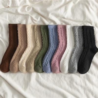 China QUICK DRY Thick Thermal Soft Women's Cashmere Cozy Winter Socks Wool Fashion Solid Color Women Woolen Socks for sale