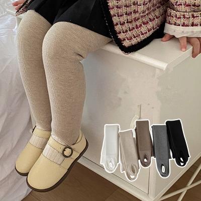 China Solid Color Warm Fluffy Cashmere Pantyhose Pantyhose Warm Fluffy Cashmere Pantyhose Cozy Children Kids Warm Fade Proof Winter Thermal Thick Children's Gaiters for sale