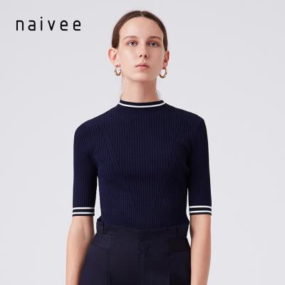 China Naivee Breathable Spring Women Cheap Casual Tight Fit Custom T-Shirt for sale