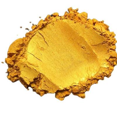 China gold mica powder Pure 24K effect mica color for sale