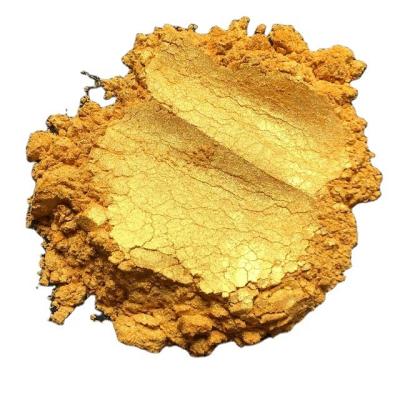 China mica glitter powder mica powder cosmetic grade mica powder gold for sale