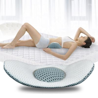 China Soft Gusseted Waist Fashion Pillow Anti And Back Lumbar Allergen Bloated Support Cushion Bed Lumbar Support for sale