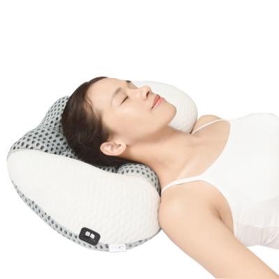 China Head Portable Neck Shiatsu Heat Shiatsu Vibration Massage Pillow Head Rest Pillow Neck Massager Relaxation Pillow Support for sale