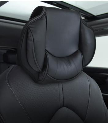 China Eco-friendly Car Seat Headrest Parts Adjustable Headrest Leather Sleeping Sofa Car Headrest Pillow for sale