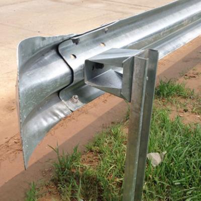 China Durable Higway End Hot Dip Crash Guardrail Fishtail Terminal Galvanized Guardrail for sale