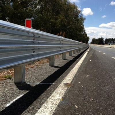 China Q235 Galvanized Coated Anti-collision Guardrail Highway Guardrail Installation for sale