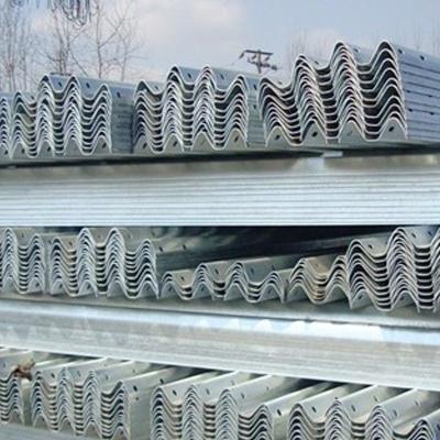 China Q235 Corrugated Steel Beam Guardrail Road Barrier Traffic Barrier Highway for sale