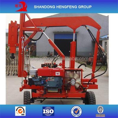 China Driver C Post Road Guardrail Post Machine For Sale for sale