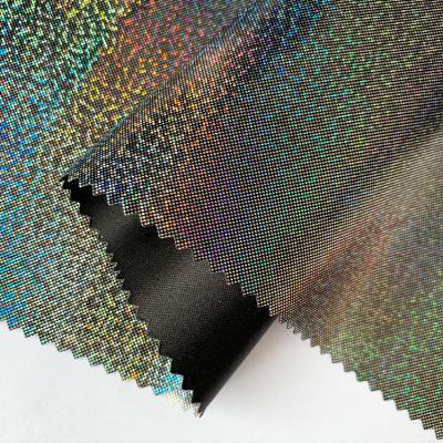 China Anti-Mildew Supplies Leather Laser Points Synthetic Leather Fabric PU Leather for sale