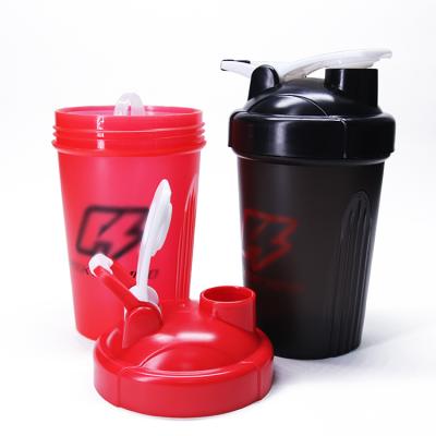 China Portable Creative Sports Cup Water Shake Cup Sustainable Plastic Outdoor Fitness Milkshake Bottles for sale