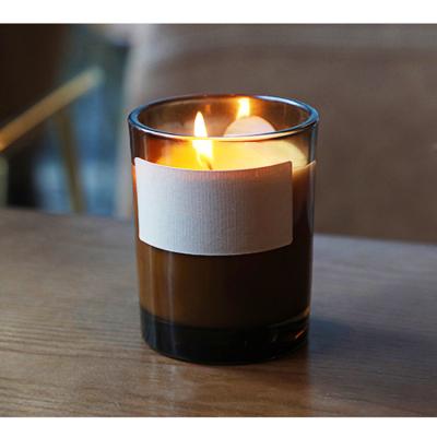 China Eco-friendly luxury scented soy wax glass jar candle for gift and home decor for sale