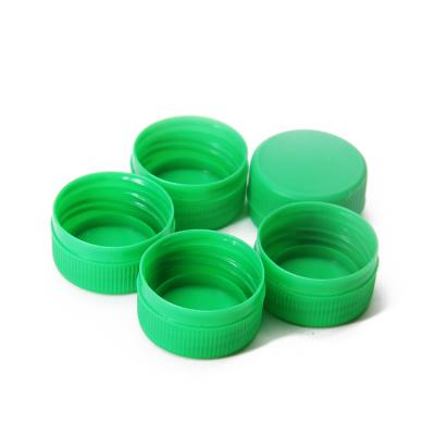 China Eco - Friendly Wholesale Manufacturing Hot Sale 28mm Plastic Sports Water Caps Colorful Ribbed Closure for sale