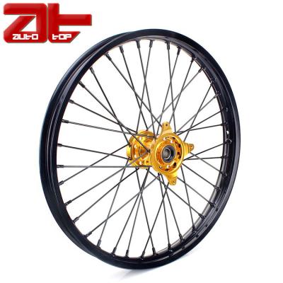 China Supermoto 40 Spoke Aluminum Complete Motorcycle Wheel Rim With Wheel Hub And Spoke for sale