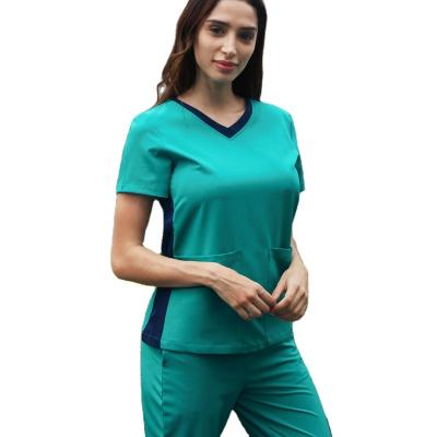 China Wholesale Fashion Scrubs Uniforms Sets Nurse Breathable Custom Made Comfortable Breathable Hospital Medical Uniform Scrub Uniform For Women for sale