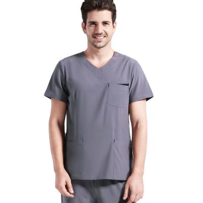 China Medical Unform Plus Size Men's Uniformes Hospitalares Custom Nurse Scrubs Joggers Hospital Stretch Uniform Medico Care Scrubs Uniform Sets for sale