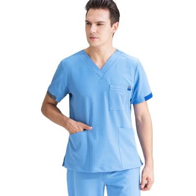 China Medical Medical Unform Scrubs Wholesale Uniforms Hits Nursing Clothing Unisex Hospital Uniforms Stretch Nurse Scrubs Uniforms Sets for sale