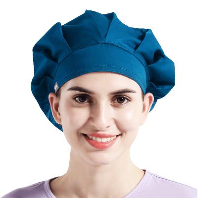 China High Quality Women Printed Cute Scrub Hat Wholesale Nurse Scrub Caps Dental Surgical Pharmacy Dental Lab Hats Clinic Hospital Caps for sale