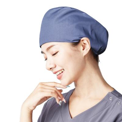 China Factory Sale High Quality Comfortable Breathable Unisex Scrub Breathable Woven Medical Accessories Operating Hat for sale