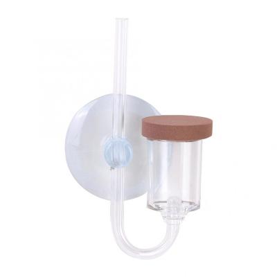 China Viable Acrylic CO2 Diffuser Atomizer Bubble Counter For Aquarium Plants Twin Star CO2 Diffuser for sale