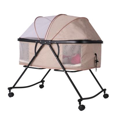 China wholesale fashion 9kgs new baby crib folding for sale