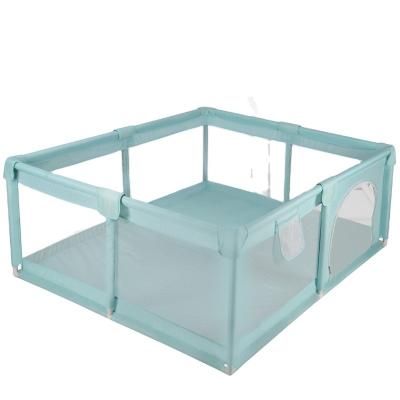 China Baby Protection Products Rectangle Shape Large Folding Safety Barrier Playpen Playyard Play Pens For Baby Playpen For Kids for sale