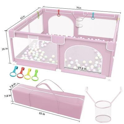 China Folding Baby Protection Products Indoor Baby Playpen Safety Fence Kids Baby Playpens For Children for sale