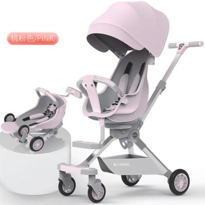 China Travel Foldable Baby Carriage System Multifunctional Carry Baby Stroller Stroller System Retractable Handle for sale