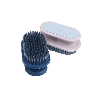 China Modern Professional Wholesale Shoe Brushes With Soft Handle PP Material Universal Small Round Cleaning Brush for sale