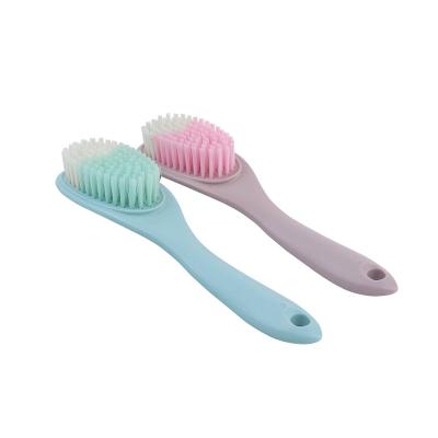 China Modern Household Handle Shoe Cleaning Brush Plastic Multicolor Shoe Wash Sweep Single Brush for sale