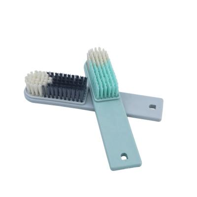 China Modern Efficient Shoe Cleaning Brushes Household Effort-Saving Encrypted Soft Bristles Shoe Brush With Hanging Hole for sale