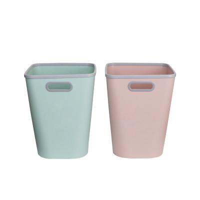 China Sustainable Portable Kitchen Storage Bin Recycling Bin Waste Bathroom Bucket Office Matching Bucket for sale