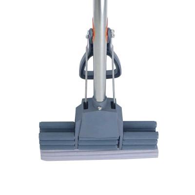 China Telescopic Flat Broom Magic Roller PVA Floor Broom Sustainable High Efficiency Household Broom Sponge Cleaning Tools for sale