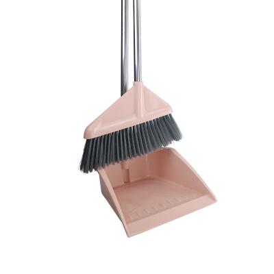 China Factory Direct Sales Colorful Plastic Items Used In House Accessory Broom And Plastic Dustpan Set For Home Broom Cleaning for sale